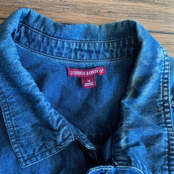 017. Jessica London Denim Jacket - Picture 2 of 9